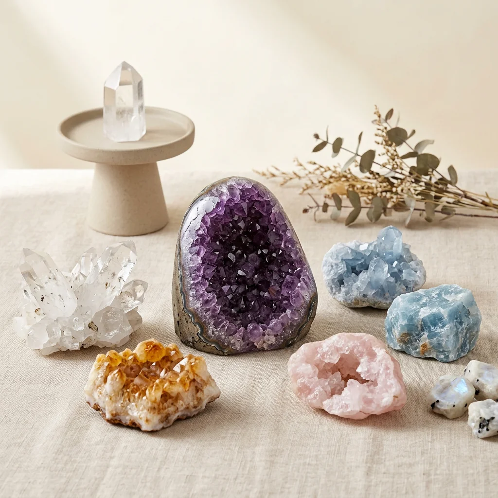 Clusters and geodes